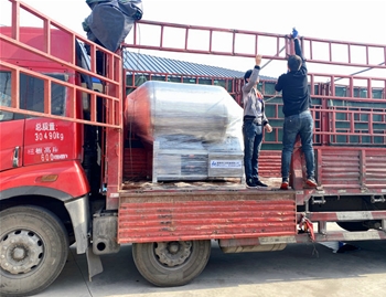 1200L变频水冷泵真空滚揉机发往河北沧州