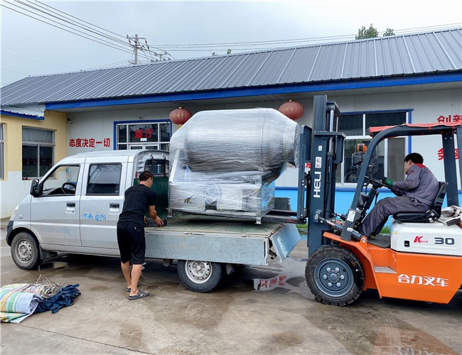 600L水冷泵真空滚揉机发往河南新乡