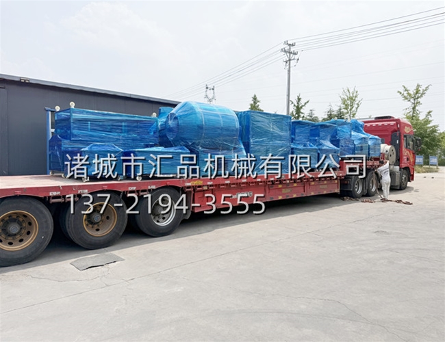 河南郑州新建食品加工厂家客户订购的肉制品加工成套设备完工发货