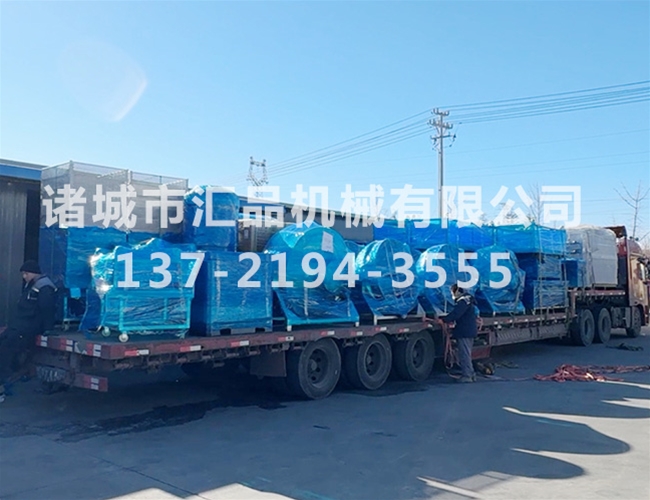 山西阳泉客户新建食品工厂订购的一批肉制品全套设备完工发货